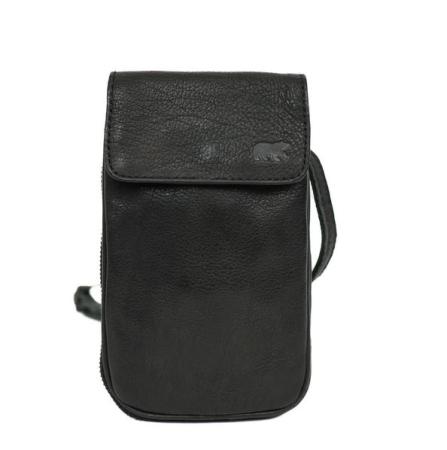 Bear Design Phone Bag Romee Telefoontasje Zwart