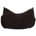 Charm London Suède Schoudertasje Elisa Donkerbruin