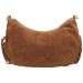 Charm London Suède Schoudertasje Elisa Cognac