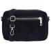 Charm London Suède Schoudertasje Camerabag Elisa Blauw