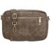 Charm London Suède Schoudertasje Camerabag Elisa Taupe