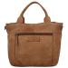 Hide & Stitches Handtas / Schoudertas Paint Rock Cognac