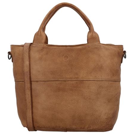 Hide & Stitches Handtas / Schoudertas Paint Rock Cognac