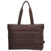 Zebra Trends Puffer Shopper/Laptoptas 15'' Elske Donker Bruin