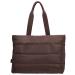 Zebra Trends Puffer Shopper/Laptoptas 15'' Elske Donker Bruin