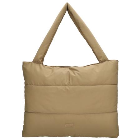 Beagles Puffer Mom Bag Calvia Taupe