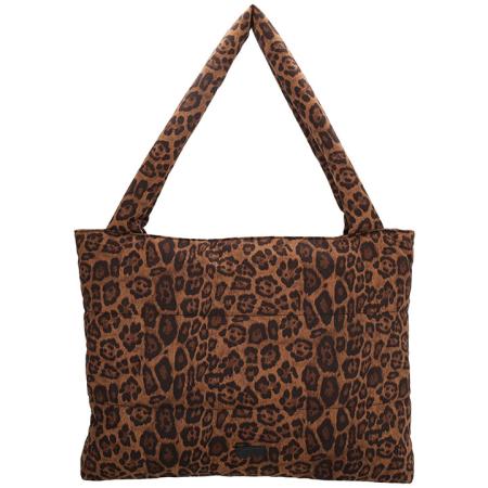 Beagles Puffer Mom Bag Calvia Leopard