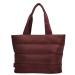 Zebra Trends Puffer Shopper/Schoudertas Elske Bordeaux