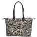 Charm London Handtas / Schoudertas Buckingham 15'' Leopard Beige