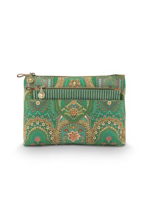 Pip Studio Toilettas Set Caryn Cosmetic Bag Combi Jabali Green