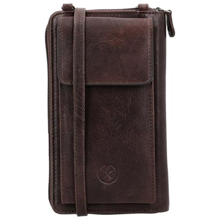 Hide en Stitches Telefoontasje Paint Rock Donker Bruin