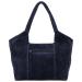 Hide & Stitches Suède Shopper/Handtas Brazos Navy
