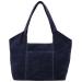 Hide & Stitches Suède Shopper/Handtas Brazos Navy