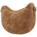 Hide & Stitches Suède Moon Bag Schoudertas Brazos Camel