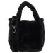 Beagles Faux Fur Schoudertasje Mini Barakaldo Zwart