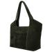Hide & Stitches Suède Shopper/Handtas Brazos Olijf