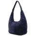 Hide & Stitches Suède Shopper/Buideltas Brazos Navy