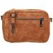 Charm London Suède Schoudertasje Camerabag Elisa Cognac