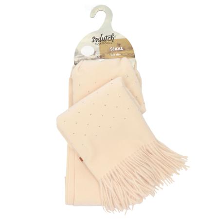 So Dutch Winter Essentials Sjaal Glitter Beige