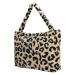Beagles Fluffy Teddy Mom Bag Navarra Leopard Beige