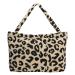 Beagles Fluffy Teddy Mom Bag Navarra Leopard Beige
