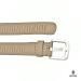Boodz Leren Gleufjes Riem 4 cm Taupe