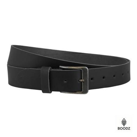 Boodz Leren Riem Extra Lang Zwart | 150 | XXL