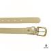 Boodz Leren Riem 3 cm Metallic Goud