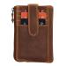 Hide & Stitches Sleuteletui met 4 Creditcardvakjes Japura Cognac