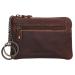 Hide & Stitches Sleuteletui met 4 Creditcardvakjes Japura Donker Bruin