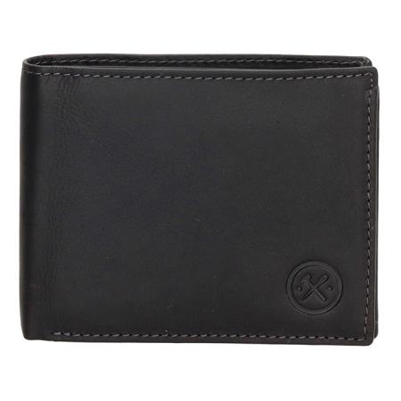 Hide & Stitches Lage Billfold RFID Japura Zwart