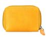 Leather Design Mini Wallet Portemonnee RFID Geel
