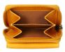 Leather Design Mini Wallet Portemonnee RFID Geel