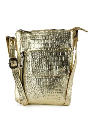 Bear Design Schoudertasje Rija Champagne Croco