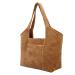 Hide & Stitches Suède Shopper/Handtas Brazos Camel