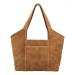 Hide & Stitches Suède Shopper/Handtas Brazos Camel