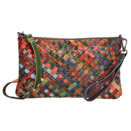 Beagles Schoudertas / Clutch Flower Braided