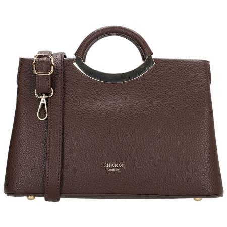 Charm London Handtas/Schoudertas Lucca Donker Bruin