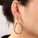 Day&Eve Hang Oorbellen Open Drop Topaz | Goud