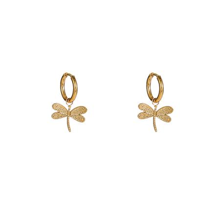 Day&Eve Creolen Dragonfly Hoop | Goud