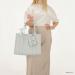 Charm London Handtas/Schoudertas Bond Licht Blauw