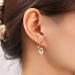 Day&Eve Oorbellen met Klaphaak French Hoop Drop Crystal | Goud