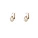 Day&Eve Oorbellen met Klaphaak French Hoop Drop Crystal | Goud