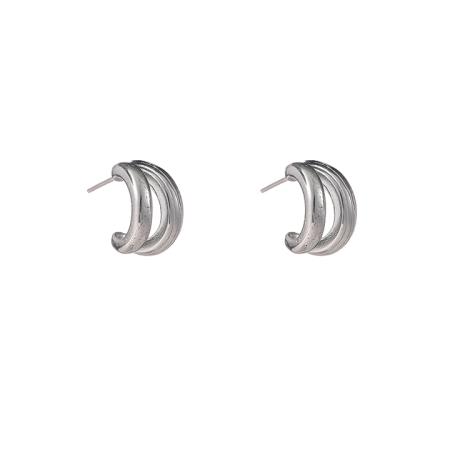 Day&Eve Oorringen Double Rings | Zilver
