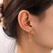 Day&Eve Oorringen Small Hearts Hoop | Goud