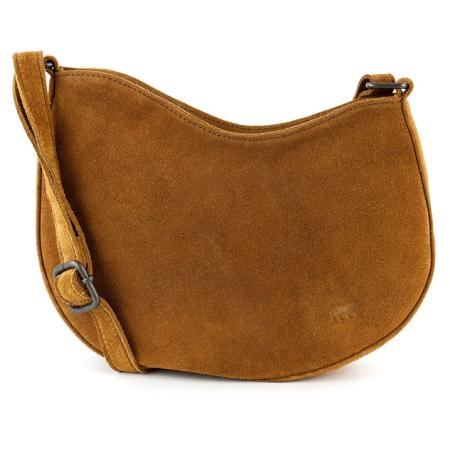 Bear Design Suède Schoudertas Tamara Cognac