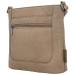 Beagles Leather Schoudertas Benidorm Taupe