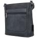 Beagles Leather Schoudertas Benidorm Navy