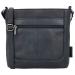 Beagles Leather Schoudertas Benidorm Navy
