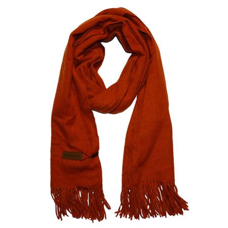 Figuretta Alpaca Langwerpige Sjaal Terracotta